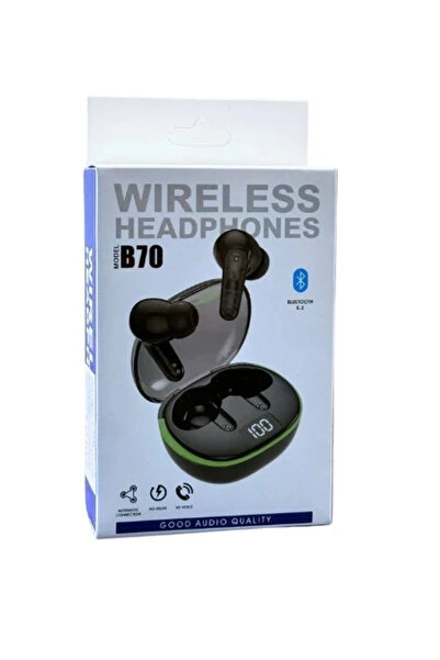 BOXE Casti bluetooth B70 indicator digital procentual al bateriei