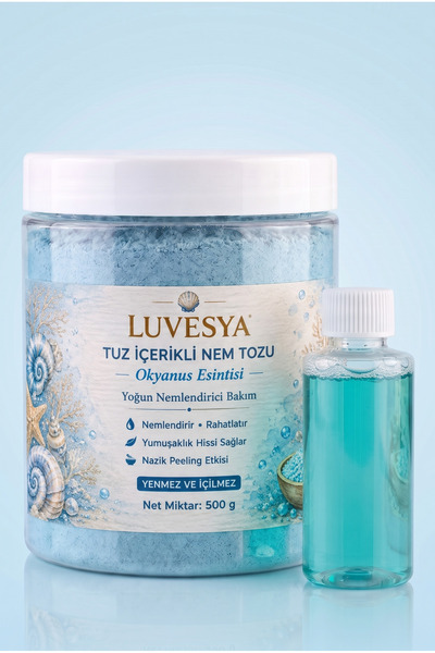 luvesya Tuz İçerikli Nem Tozu Okyanus Esintisi Aromalı 500 gr | Jakuzi Küvet ...