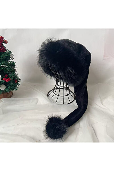 Choice 30X75CM COLOR 1 75cm Adult Black Plush Long Christmas Hat Xmas Costume...