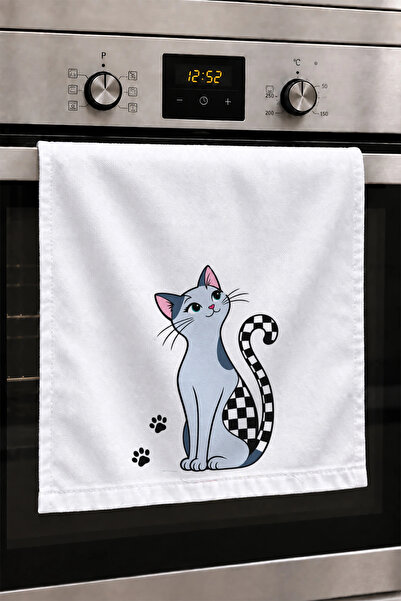 Valerine Life Hand Drying Towel 30X50Cm Cotton Absorbent Blue Mirmir for Kitc...