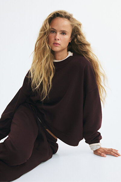 H&M Baskı Motifli Sweatshirt