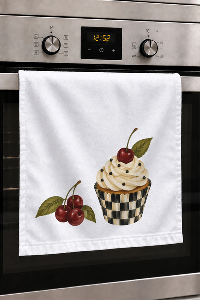 Valerine Life Hand Drying Towel 30X50Cm Cotton Absorbent Checkered Cake Towel...