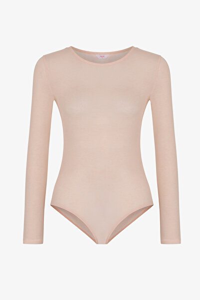 Penti Açık Pembe Termal Etkili Uzun Kollu Body