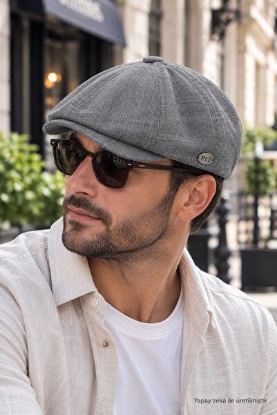ZERAMİNE Men's Peaky Blinders Cap Hat Vintage British Style Flat Classic