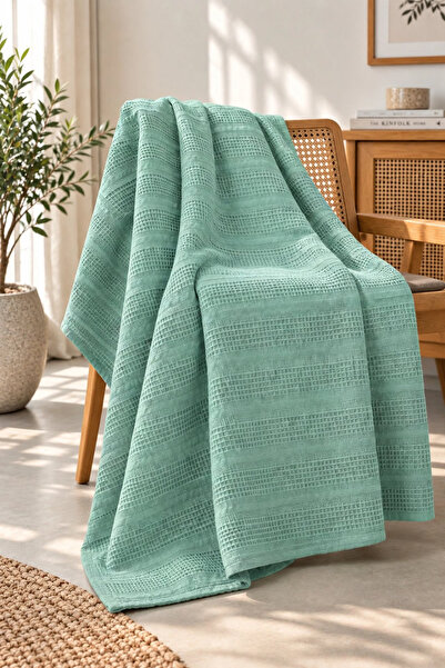 evdehome %100 Pamuk Softy Tek Kişilik Pike | 160x230 cm