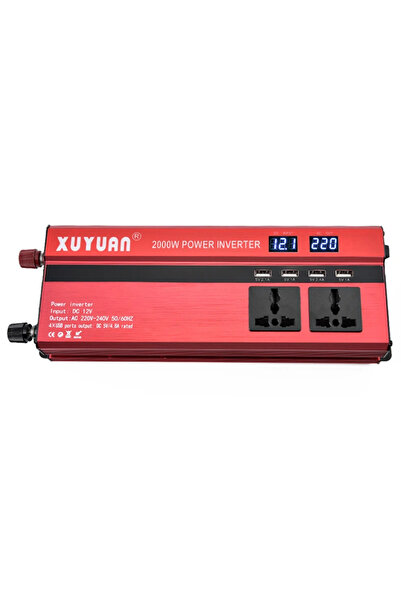 XL Invertor AUTO 600W cu Display 4 USB si 3 iesiri AC