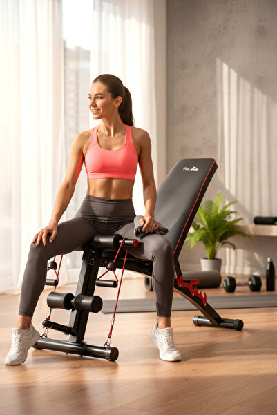 Voit V-FIT BY VOIT D208 Katlanabilir Incline/decline Ayarlanabilir Sırt Açılı...