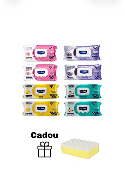 Deep Fresh Servetele umede pentru multi suprafete cu bicarbonat si otet 100 b...