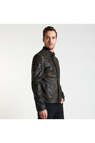 Desa Nancy Vintage Men's Leather Coat