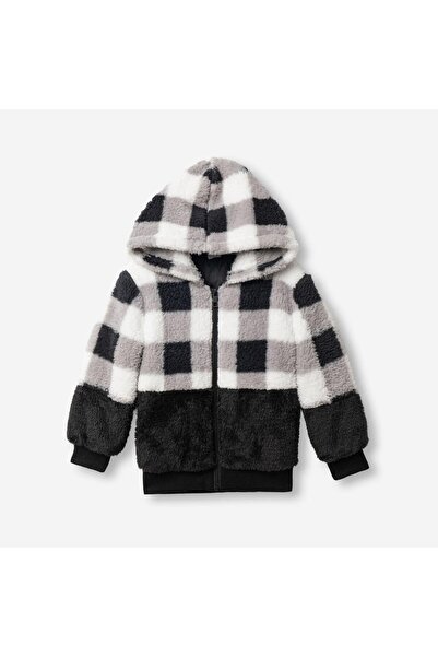 Funky Ζακέτα γουνάκι αγόρι For Kids 227-309101-1 "Checker" μαύρη