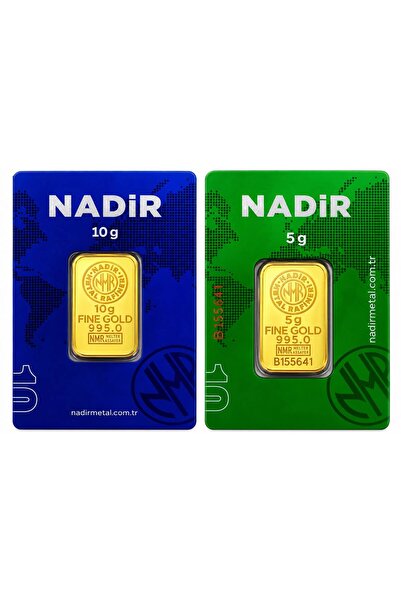 Tuğrul Kuyumculuk 15 Gram (10+5) Külçe Gram Altın 24 Ayar
