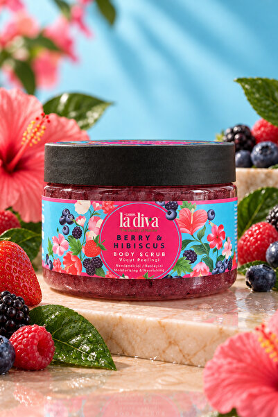 La Diva Body Scrub Berry & Hibiscus 250 Ml