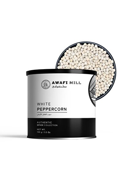 AWAFI MILL White Peppercorns 100g | Safed Mirch | Piper nigrum