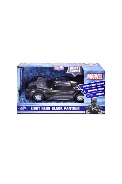 Evelise JADA MARVEL LIGHT CAR BLACK PANTHER WITH SOUNDS AND LIGHTS 1:32 SCALE