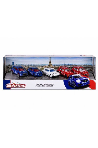 Evelise MAJORETTE FRENCH TOUCH SET 5 MASINUTE METALICE SCARA 1:64