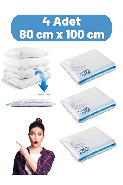 gogidigo aradığın o 4 Adet (80*100) cm Vakumlu Hurç Yorgan Hurcu Valiz Düzenl...