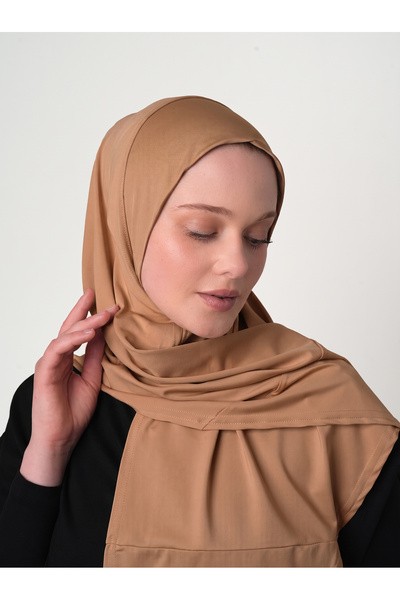 ec ecardin عمامة من القماش الدقيق - موديل عمامة رياضية - كراميل فاتح - (ST208...
