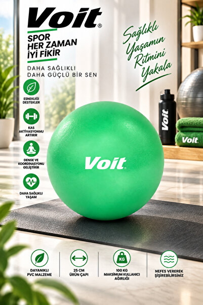 Voit 25 cm Lüx Mini Pilates Topu Denge Yoga Egzersiz Topu Gymball