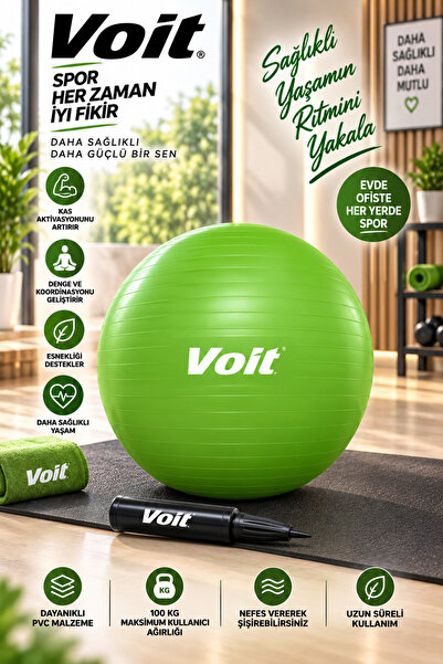 Voit 65 Cm Green Pilates Ball