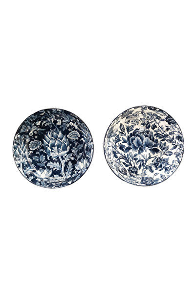 Lucky Art Lunara 2Li Ceramic Bowl Set 20cm