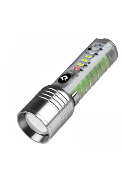 MİKİ Mini lanterna de mana BL 520D COB + XPE magnetica lupa tip C
