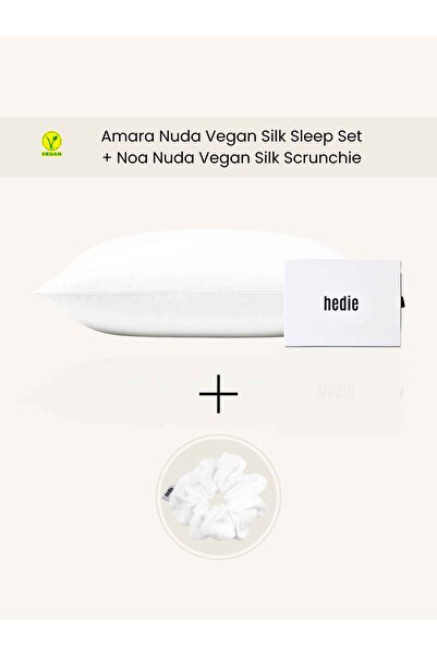 Hedie Care Amara Sleep Set %100 Cupro Vegan İpek Uyku Seti - Anti-Aging Yastı...