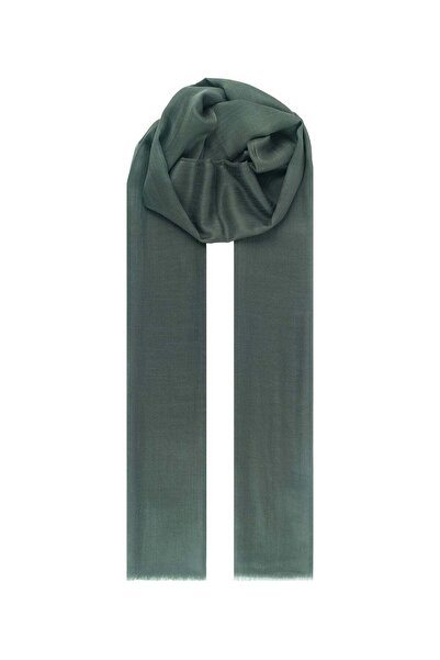Silk and Cashmere Yeşil Larissa Saf Kaşmir Şal