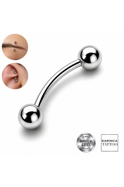 Karınca Piercing Kaş Piercing Tragus Rook Conch Orbital Smiley Septum Surface...