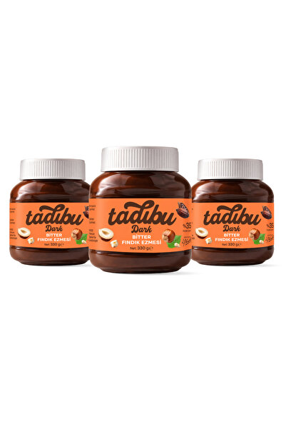 Abdurrahman Tatlıcı Tadıbu Bitter Kakaolu Fındık Ezmesi 3 x 330 Gr