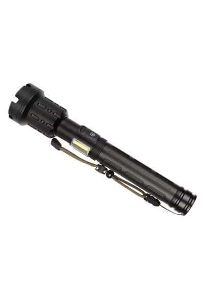 MİKİ Lanternă LED profesională cu zoom P517 P90, încărcare USB , impermeabil