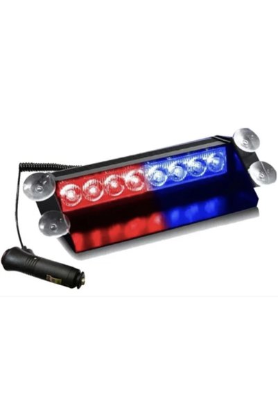 Ruan Stoboscop led auto 6 moduri Rosu si Albastru