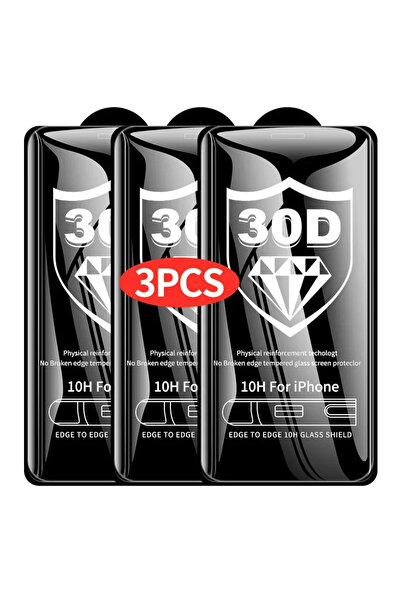 Choice10 3 Pieces For iPhone 14 ProMax 3PCS 30D Tempered Glass Screen Protect...