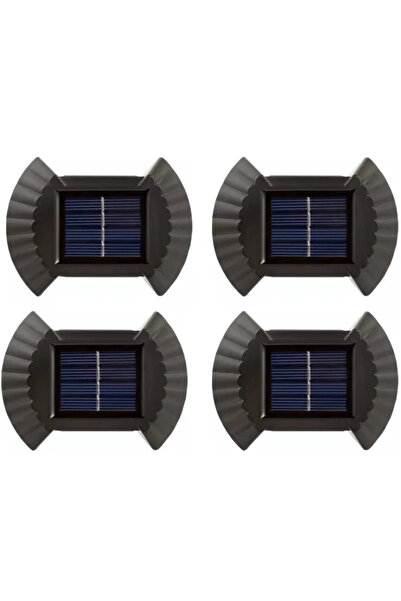 MANDU Set 4 Lampi solare cu lumina bidirectionala 2 led / lampa