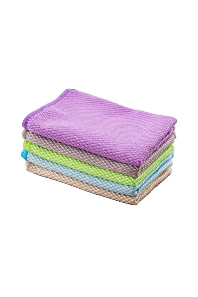 LILY Set 5 Lavete microfibra reutilizabile 40x30 cm super-absorbante