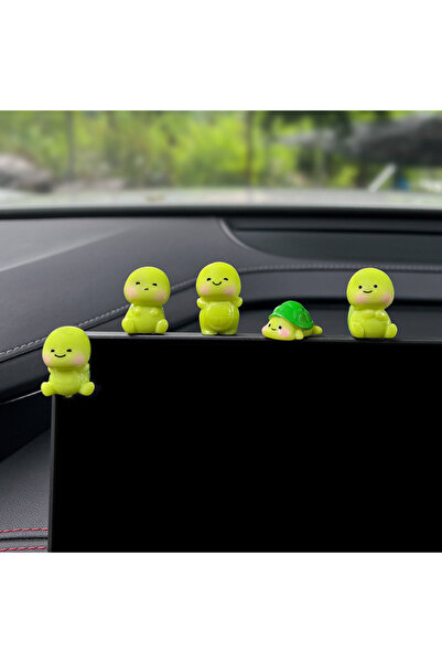 Choice 1pcsrandom Cute little turtle car ornament car electric car decompress...