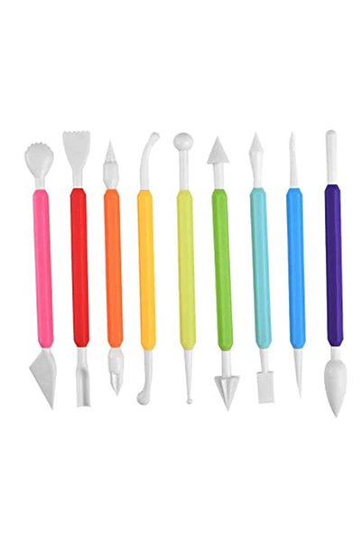 LILY Set 9 ustensile modelatoare pentru fondant