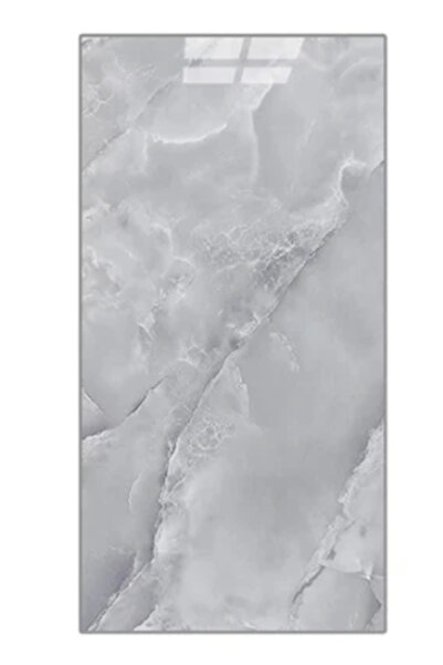 LILY Set 5 Placi autoadezive pentru perete tip marmura gri impermeabila 30x60 cm