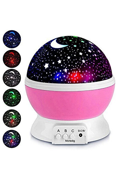 OEM Lampă de noapte Star Master MOV GLOB 360 cu proiector rotativ de stele
