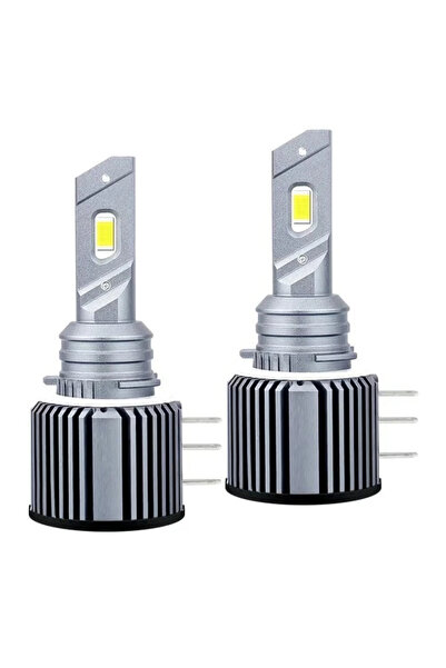 Ruan Set de 2 becuri LED H15 Canbus 120W 12000LM lumină alb rece fără erori