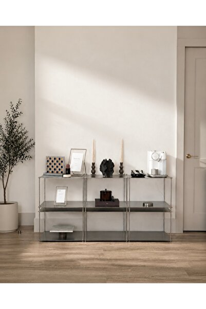 Paslanmaz Belmont Metal Modüler Raf Ünitesi 304 kalite 150 cm