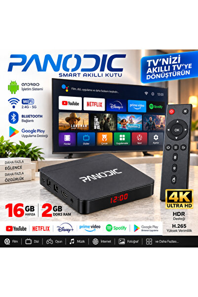 Tekno61 Panodic Android Tv Box - Akıllı Kutu