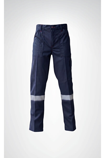 16/12 Gabardin Likralı Yazlık Tek Reflektörlü İşçi Pantolonu