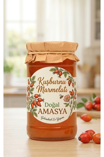 Doğal Amasya Kuşburnu Marmelatı 660 gr