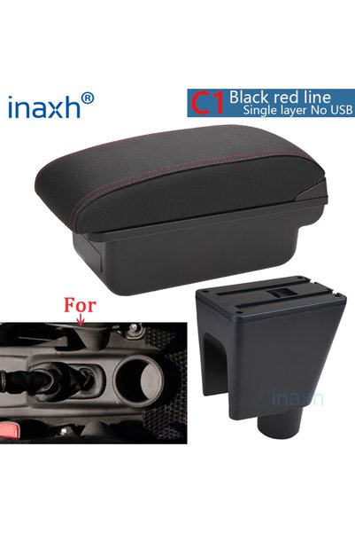 Choice C1 Black red NO USB For Chevrolet Spark Armrest Box For Chevrolet Spar...