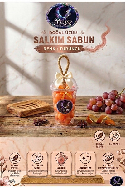 Melin Doğal Üzüm Salkımı Sabun Büyük Boy