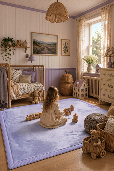 Vati Balin Tek Renk Memory Foam Tatami Bebek Cocuk Oyun Mati Halisi