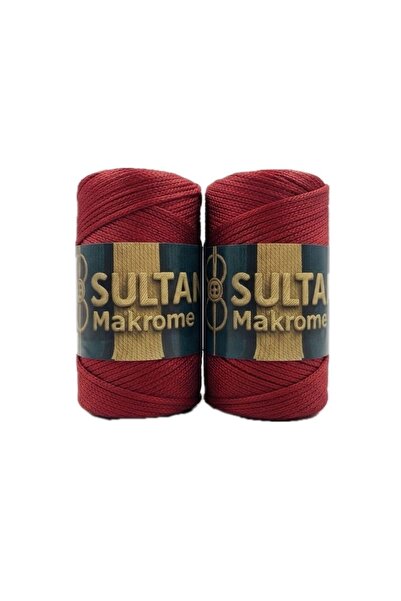 Generic Brand 2 Pieces Sultan Macrame 3 Knitting Yarn 100 Grams - Bag Wallet ...