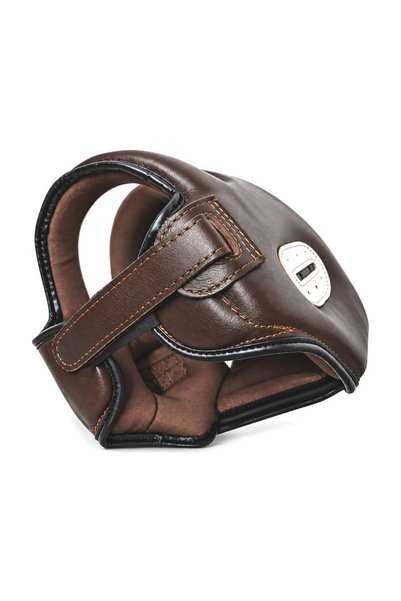Excalibur Carbon Nose Protection Closed Boxing Training Helmet Brown L