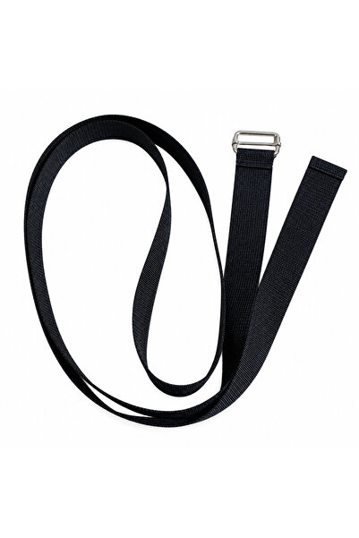 Yoga Kemeri Siyah 250 Cm Yoga Pilates Esneme Kayışı Dayanıklı Yoga Strap Boyu Ayarlanabilir