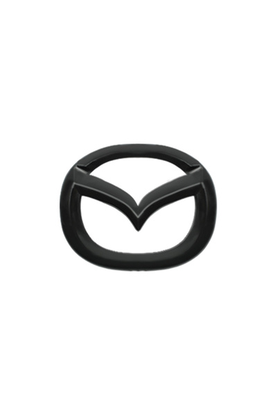 Choice4 MAZDA 1pcs Black Mazda Car Steering Wheel Emblem Sticker Badge Decals...